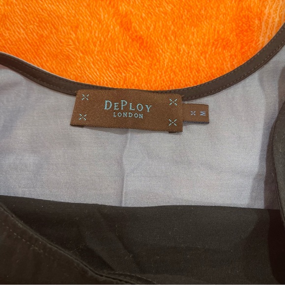 DePloy London Black Sleeveless Top marula Organic Cotton - Picture 6 of 8